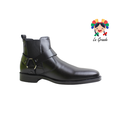 8892 MARISCAL Negro Piel Bota para Caballero
