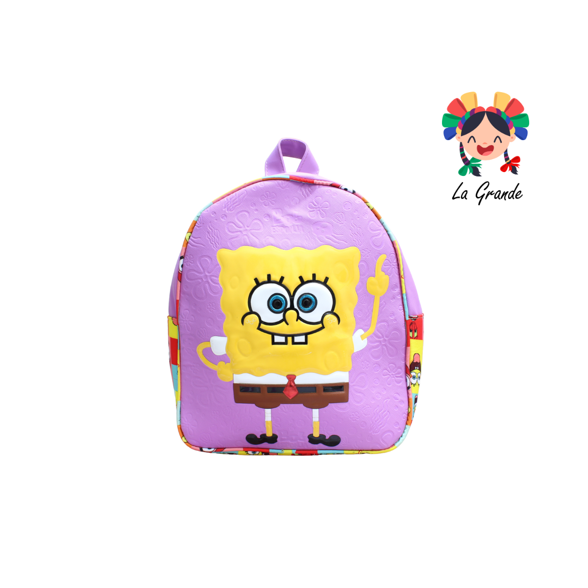 017 BOB LUCCIANA Mochila Morada Casual para Dama
