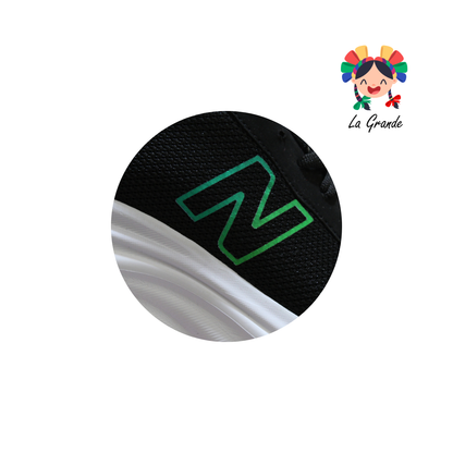 NV-05 VANNI CLUB Negro Verde Tenis Deportivo para Dama y Joven