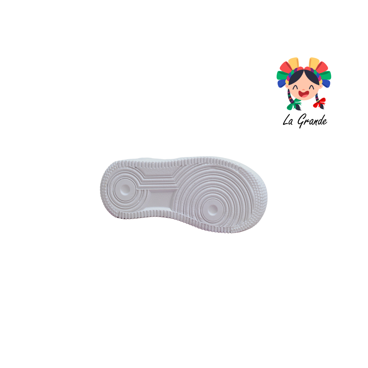 002 LERMI Blanco Blanco Sint Tenis Escolar Para Niña, Niño y Caballero