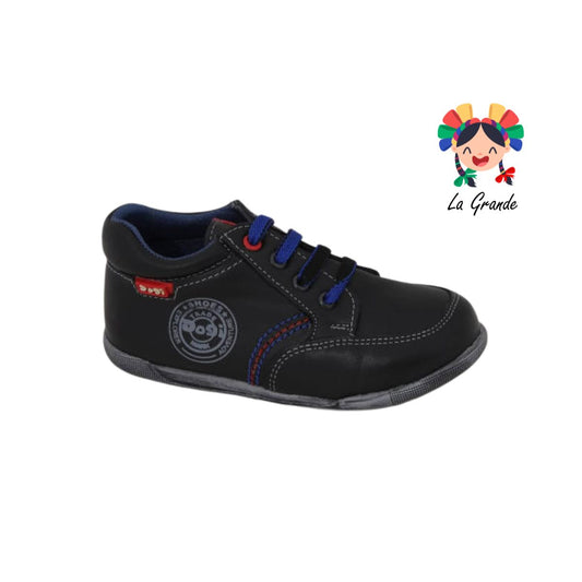 8909 DOGI Negro Zapato Casual para Niño