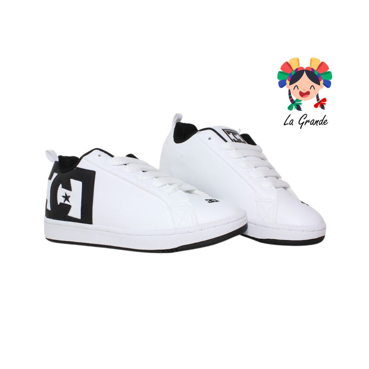 890 CUPRA Blanco Negro Sintetico Tenis Casual para Caballero