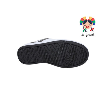 890 CUPRA Blanco Negro Sintetico Tenis Casual para Caballero