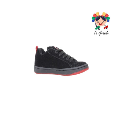 890 CUPRA Negro Rojo Sintetico Tenis Casual para Caballero