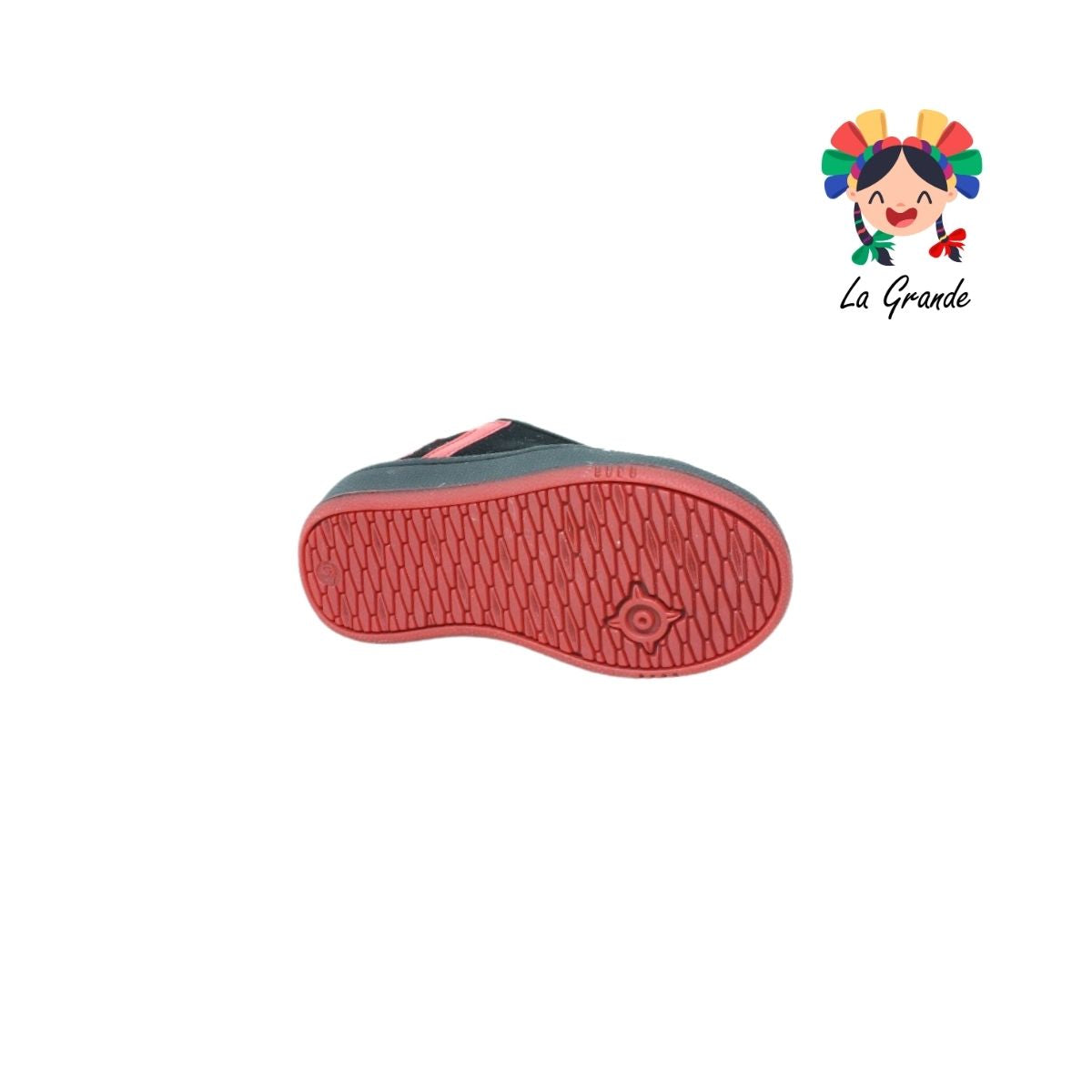890 CUPRA Negro Rojo Sintetico Tenis Casual para Caballero