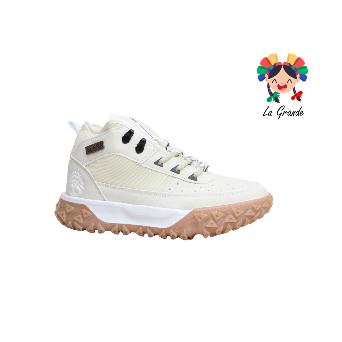 8918 CUPRA Beige Blanco Bota Montaña para Caballero