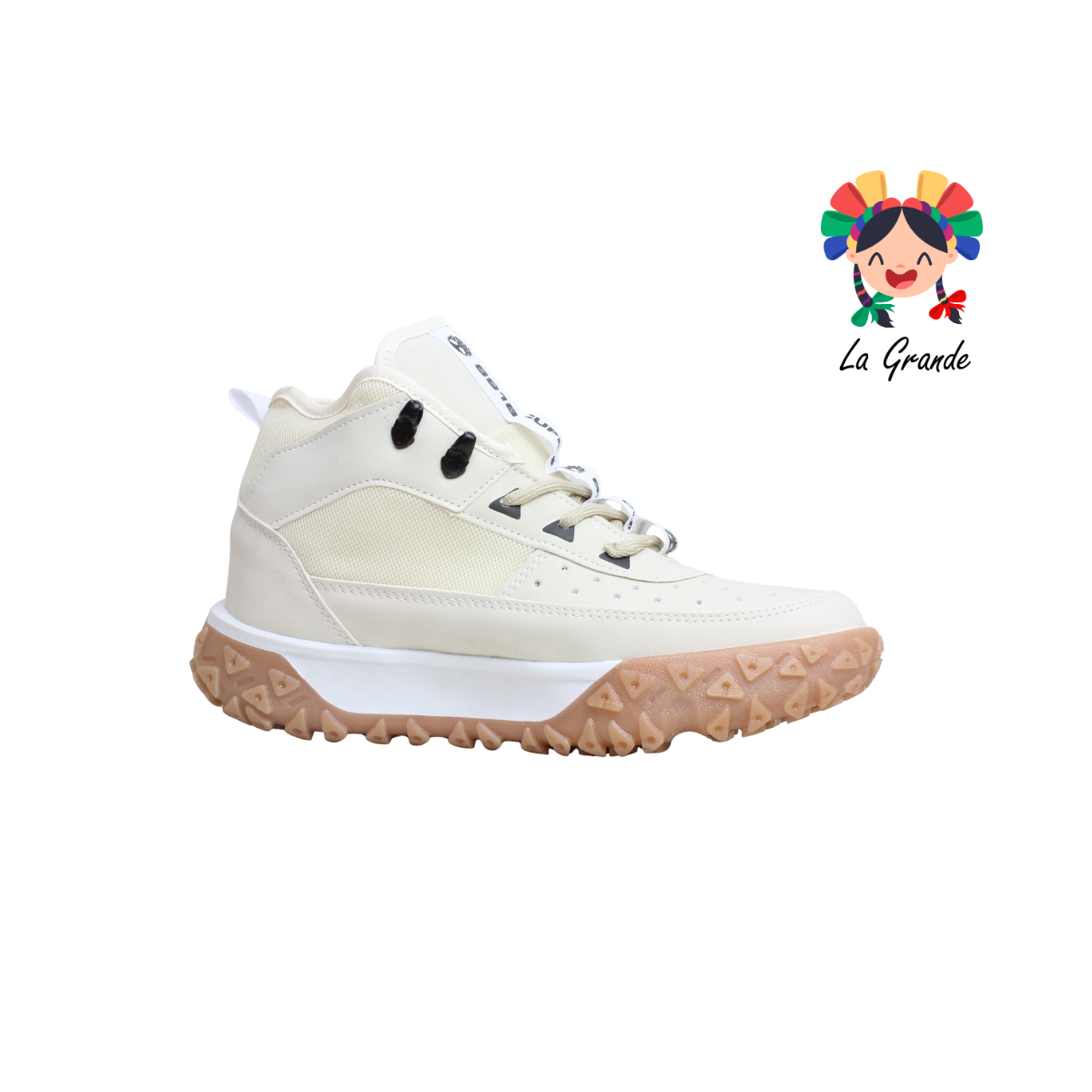 8918 CUPRA Beige Blanco Bota Montaña para Caballero