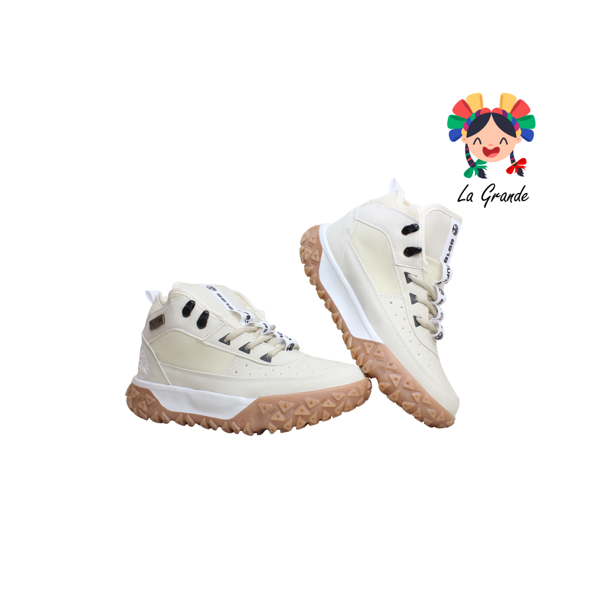 8918 CUPRA Beige Blanco Bota Montaña para Caballero