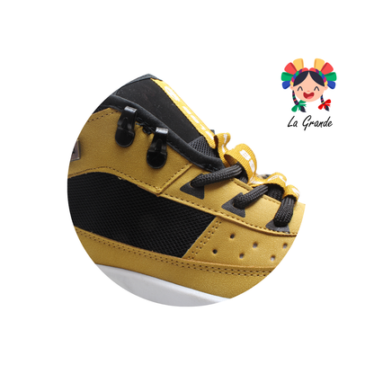 8918 CUPRA Mostaza Negro Bota Montaña para Joven