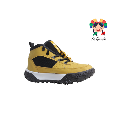 8918 CUPRA Mostaza Negro Bota Montaña para Joven