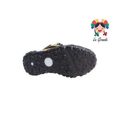 8918 CUPRA Mostaza Negro Bota Montaña para Joven