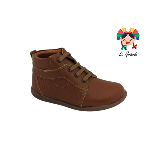 8986 DOGI Café Camel Bota Casual para Niña y Niño