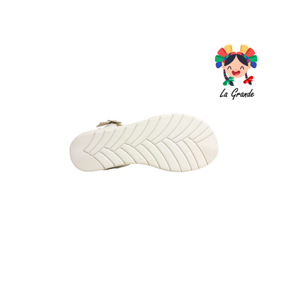 070 ROJO CEREZA Latte Napa Huarache para Dama