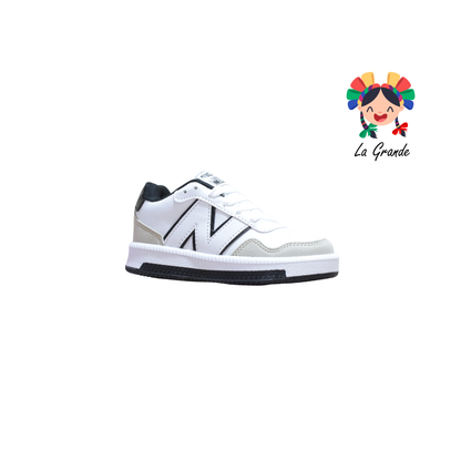 900 PICHUS Blanco Negro Tenis Casual para Niña y Niño