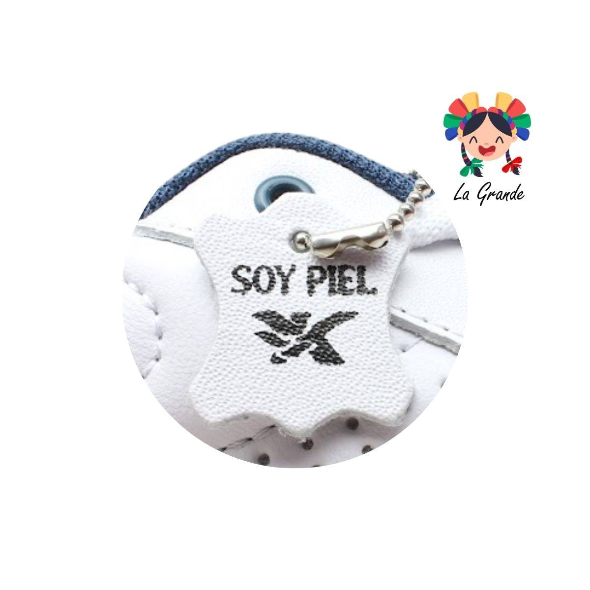 9000 MAKKENA Bco Mno Ámbar Piel Tenis Casual para Caballero