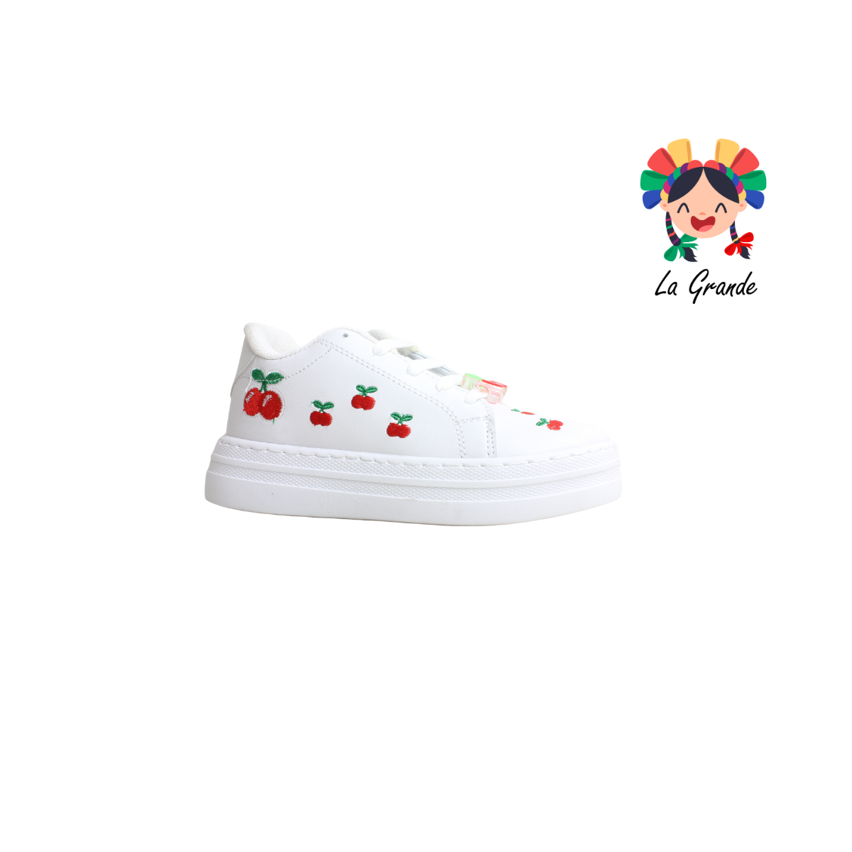 9001 SVIN Blanco Rojo Sintético Tenis Casual para Bebé, Niña, Niño, Dama y Joven