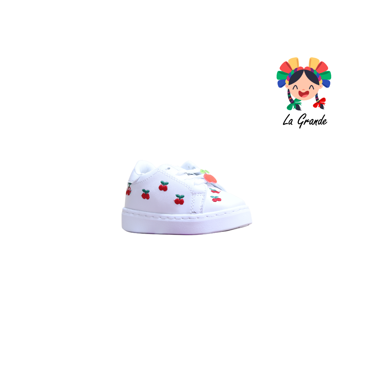 9001 SVIN Blanco Rojo Sintético Tenis Casual para Bebé, Niña, Niño, Dama y Joven