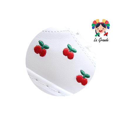 9001 SVIN Blanco Rojo Sintético Tenis Casual para Bebé, Niña, Niño, Dama y Joven