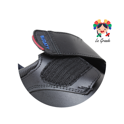 9003 BUGATY SHOES Negro Sint Zapato Escolar para Joven