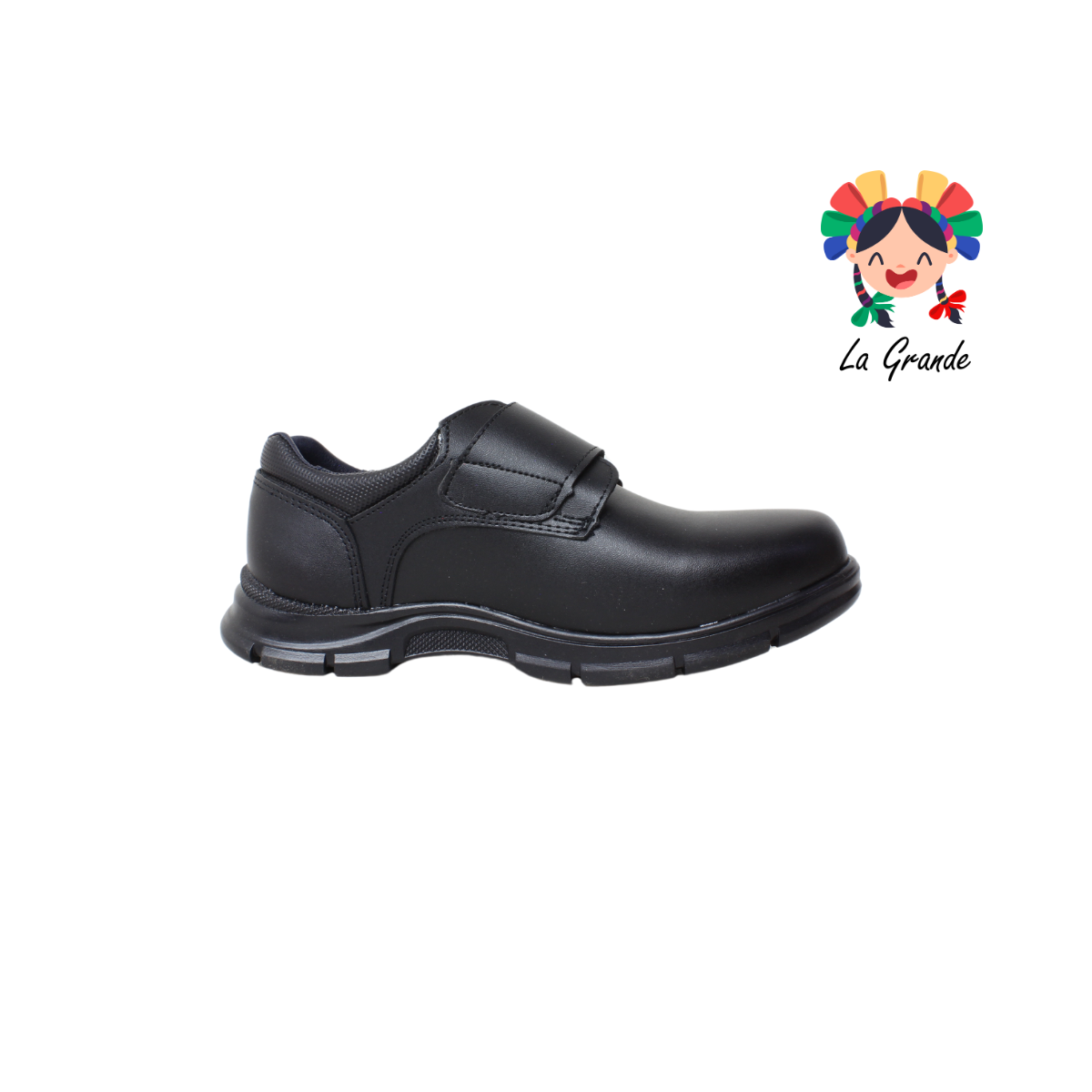 9003 BUGATY SHOES Negro Sint Zapato Escolar para Joven