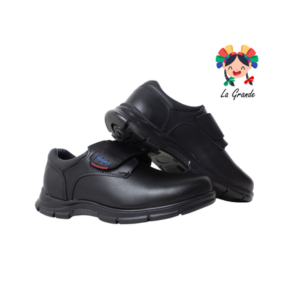9003 BUGATY SHOES Negro Sint Zapato Escolar para Joven