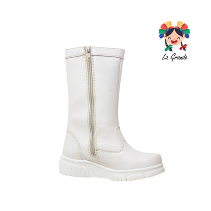 900 ANZASTIGA Latte Sintético Bota Casual Alta para Niña