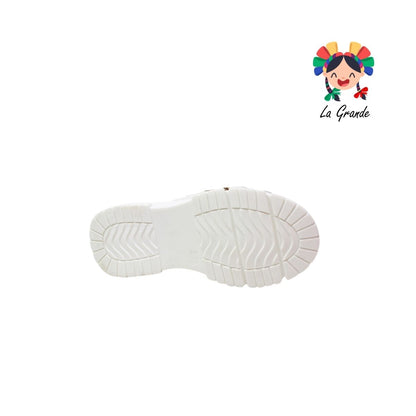 900 ANZASTIGA Latte Sintético Bota Casual Alta para Niña