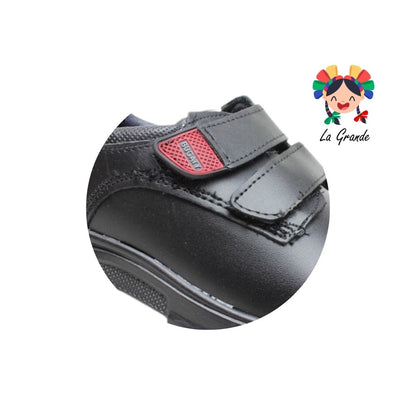 9010 BUGATY SHOES Negro Sint Zapato Escolar para Joven