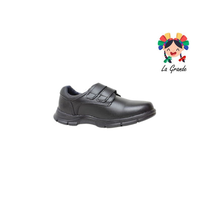 9010 BUGATY SHOES Negro Sint Zapato Escolar para Joven