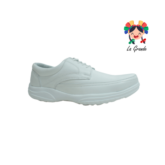 902 JACK NEWMAN blanco Zapato clínico para caballero