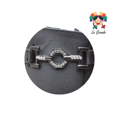 903 BRIANDA Negro Piel Bota para Dama