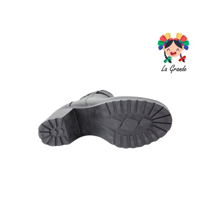 903 BRIANDA Negro Piel Bota para Dama