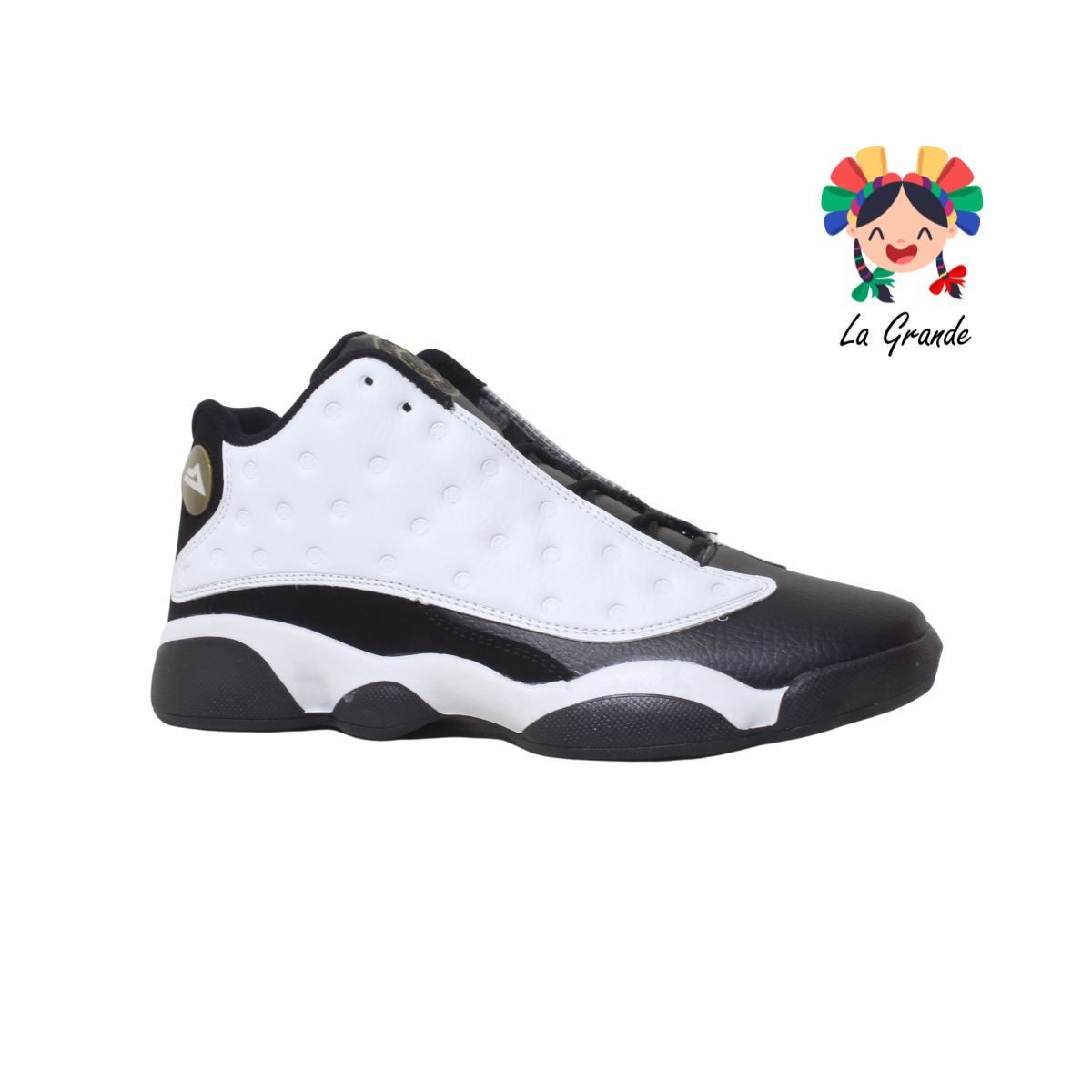 9047 SAETTA PREMIER Bco Ngo Oro Sint Tenis Bota Deportivo para Niño, Joven y Caballero