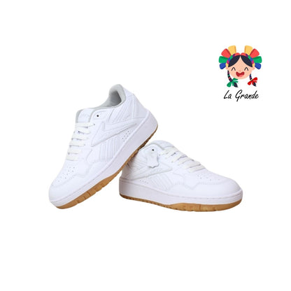 906 APT Blanco Ámbar Tenis Casual para Dama, Joven y Caballero