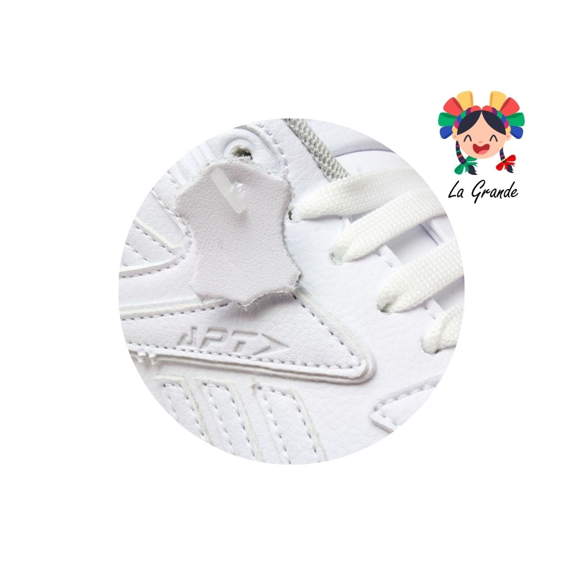906 APT Blanco Ámbar Tenis Casual para Dama, Joven y Caballero