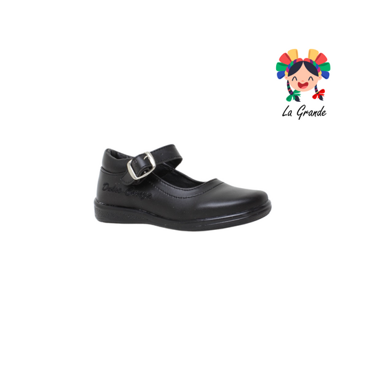 907 DULCE CEREZA Negro Sint Zapato Escolar para Niña y Dama