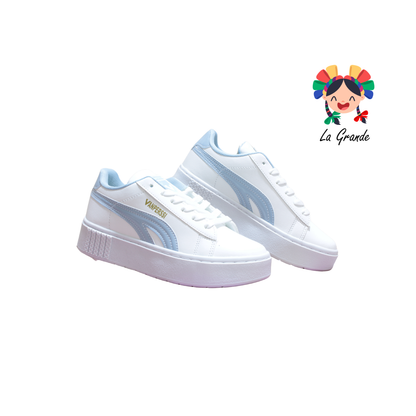 11500 VANPERSSI Bco Cielo Barbie Sint Tenis Casual para Dama