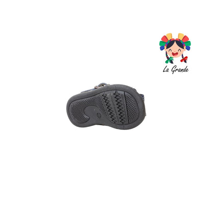 911 PEQUEÑITOS Marino Piel Huarache para Bebé