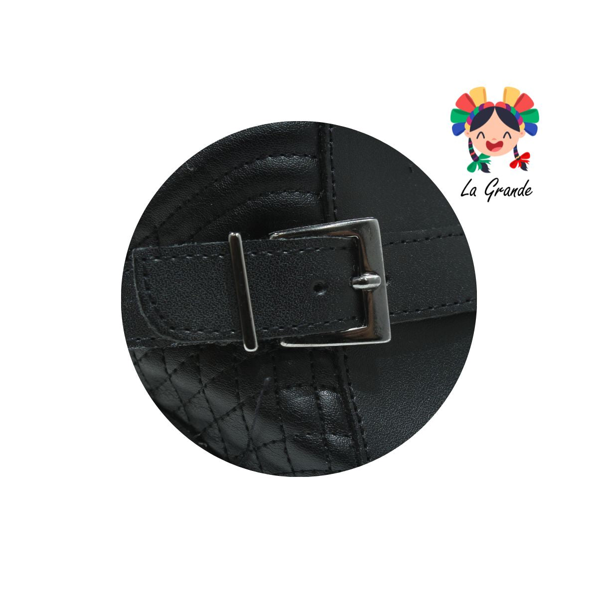 91241 GREEN LOVE Negro Piel Bota Larga para Dama