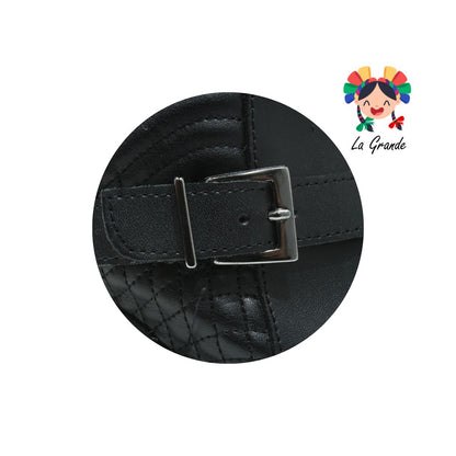 91241 GREEN LOVE Negro Piel Bota Larga para Dama
