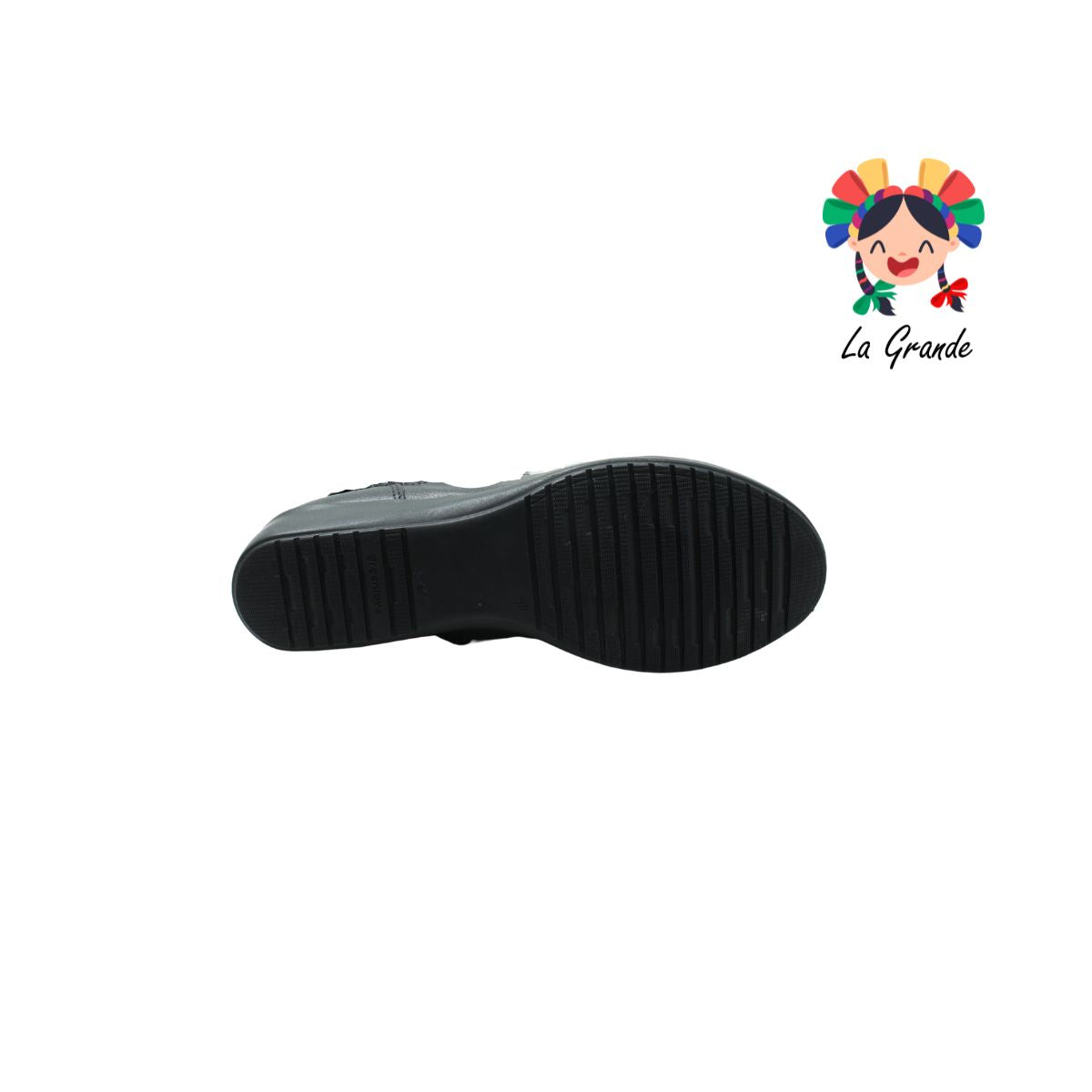 91241 GREEN LOVE Negro Piel Bota Larga para Dama