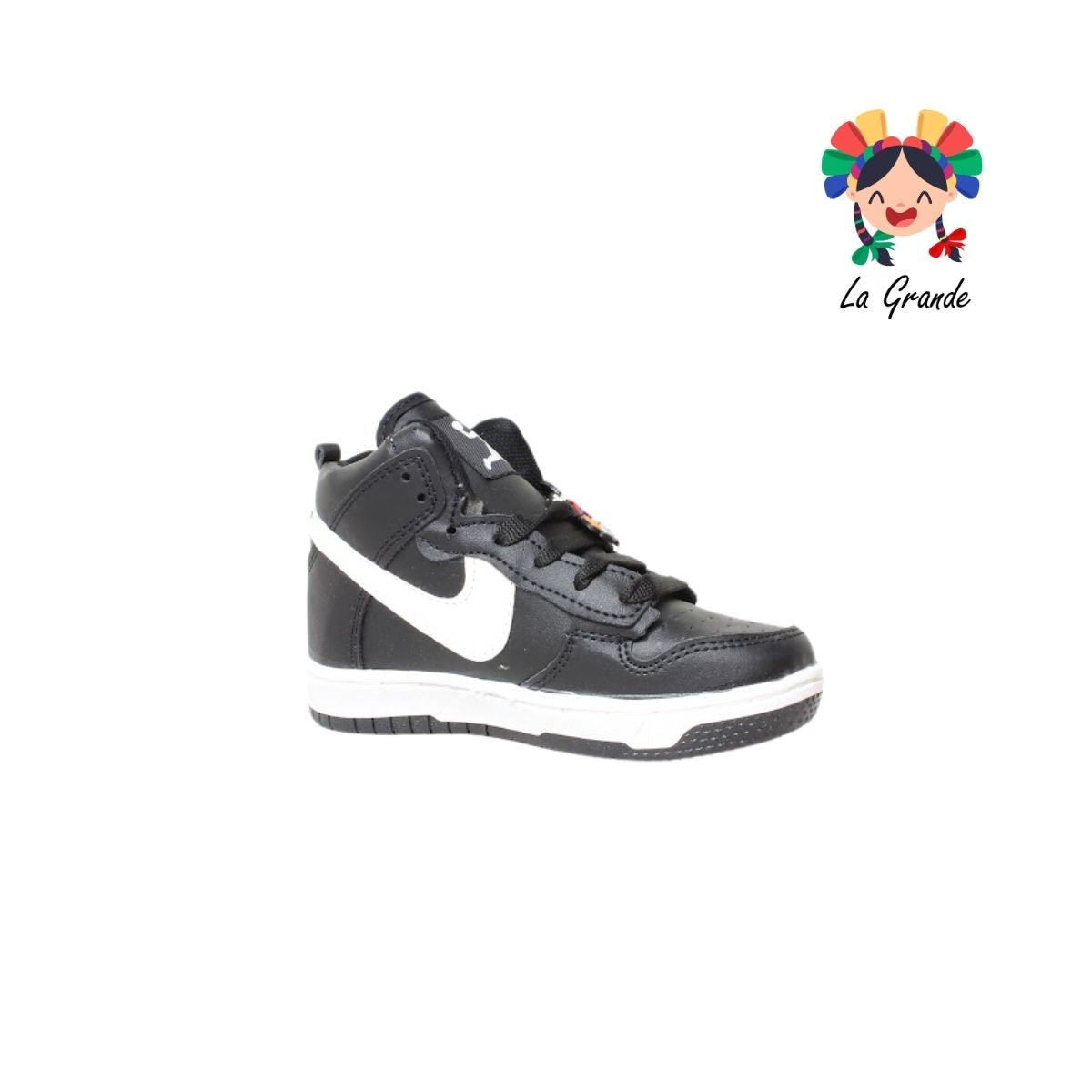 912 CUPRA Negro Blanco Tenis Casual para Niña y Niño