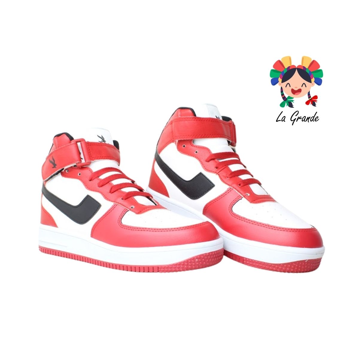 91 AMERICAN FIRE Bco Rojo Ngo Tenis Casual para Caballero