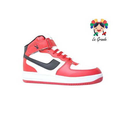 91 AMERICAN FIRE Bco Rojo Ngo Tenis Casual para Caballero