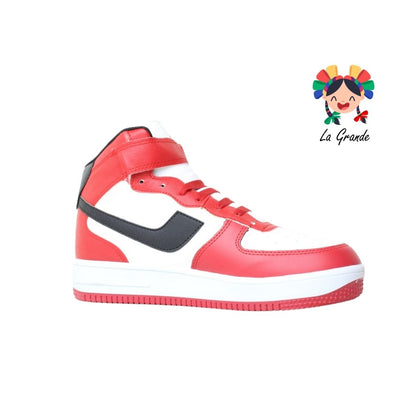 91 AMERICAN FIRE Bco Rojo Ngo Tenis Casual para Caballero