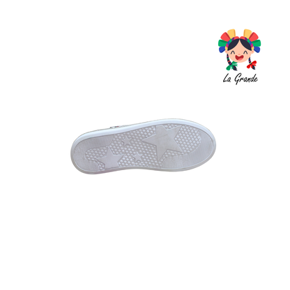 1607 FRIDAYS Blanco Blanco Sint Tenis Casual para Dama