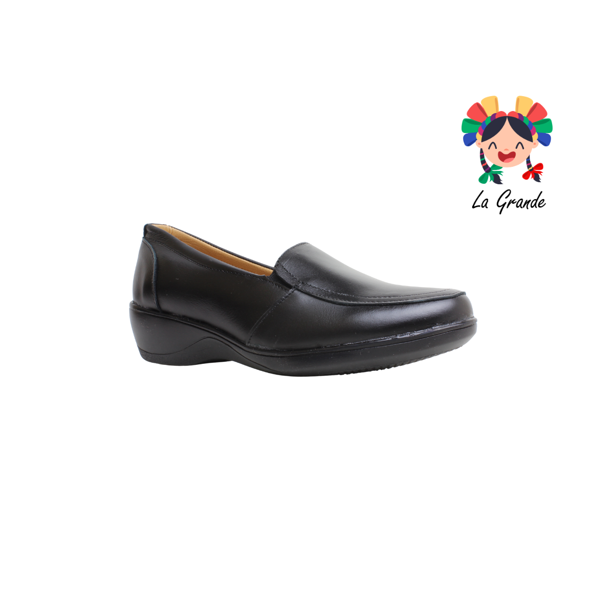 406 CHELITAS Negro Piel Zapato Casual para Dama