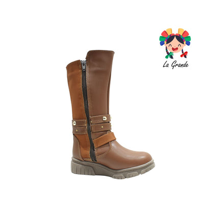920 MIA C. Café Tan Bota Alta para Niña