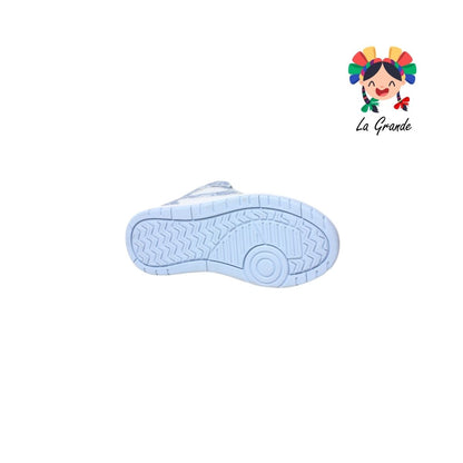 921 ROJO ARANDANO Blanco Cielo Sintético Tenis Casual para Niña