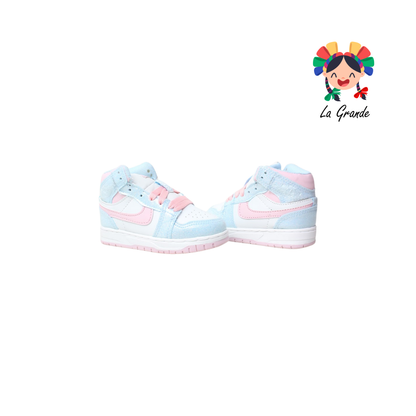 921 ROJO ARANDANO Rosa Cielo Charol Tenis Casual para Niña